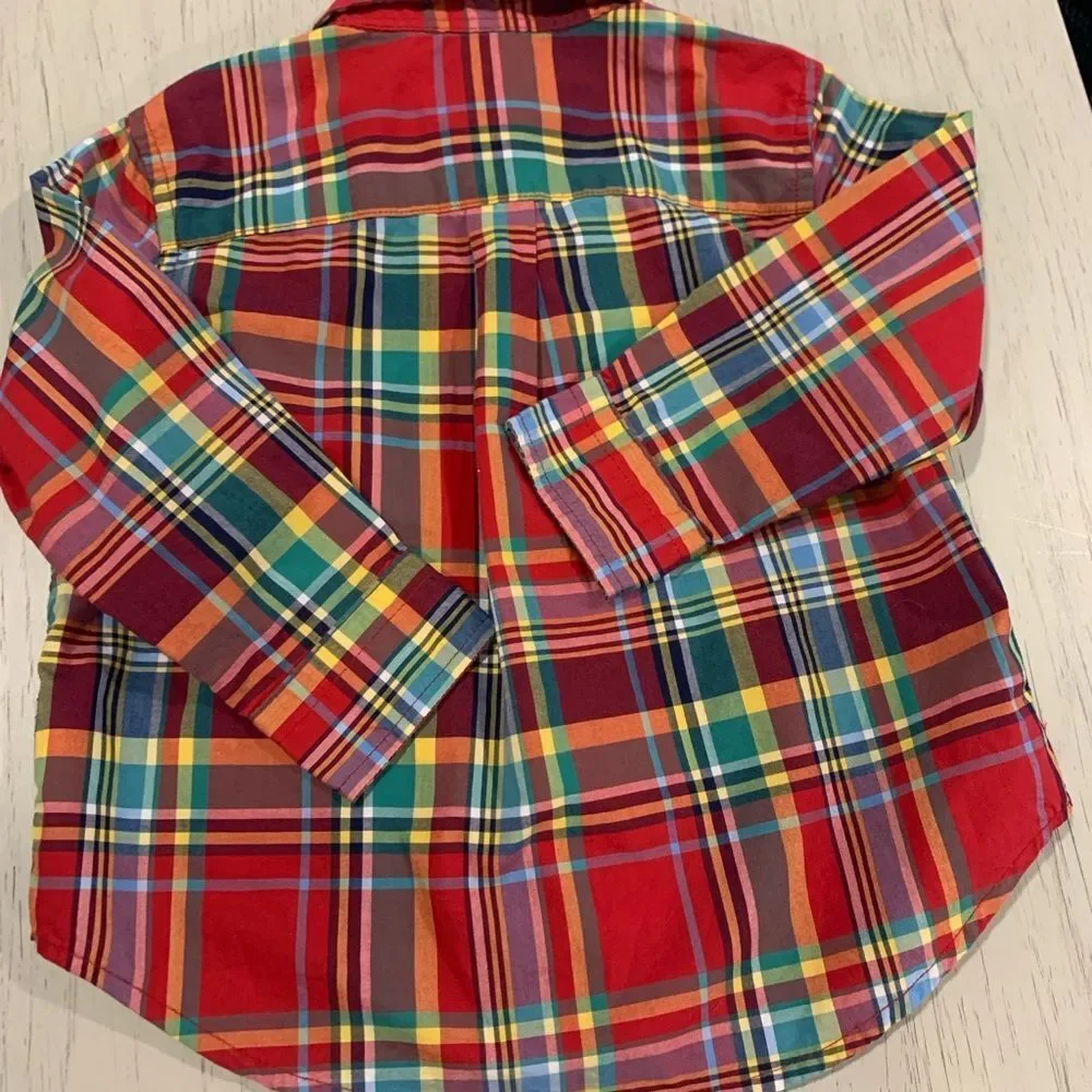 Ralph Lauren Kids Multicolor Plaid Button-Down Shirt Boys
